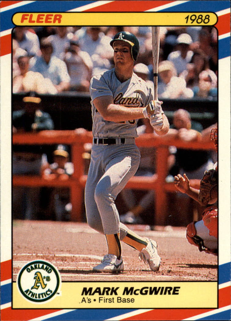 1988 Fleer Superstars Baseball Cards   023      Mark McGwire